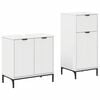 vidaXL Juego de muebles de ba&ntilde;o 2 uds. 39,5 x 36 x 88 cm