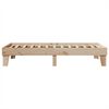vidaXL Estructura de cama sin colchón madera maciza de pino 90x190 cm