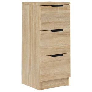 vidaXL Aparador de madera contrachapada roble Sonoma 30x30x70 cm