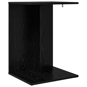 vidaXL Mesa lateral Roble Negro 45 x 40 x 62,5 cm Madera de ingenier&iacute;a