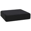 vidaXL Almohada para el asiento Negro 40 x 40 x 11 cm Espuma PU