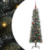vidaXL &Aacute;rbol de Navidad artificial Verde 150 cm PVC, Pl&aacute;stico y Acero