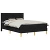 vidaXL Estructura de cama Negro 160 x 200 cm Poli&eacute;ster