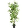 vidaXL &Aacute;rbol de bamb&uacute; artificial con maceta 120 cm verde