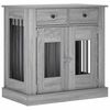 vidaXL Mueble para jaula de perro Sonoma gris 80 x 47,5 x 80 cm