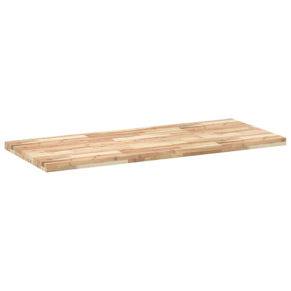 vidaXL Encimera tocador ba&ntilde;o madera acacia sin tratar 120x60x4 cm