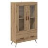 vidaXL Alacena Roble artisan 69,5 x 31 x 115 cm