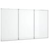 vidaXL Pizarra magn&eacute;tica plegable aluminio 150x80x1,7 cm