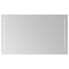 vidaXL Espejo de ba&ntilde;o LED Transparente 50 x 30 cm vidrio templado