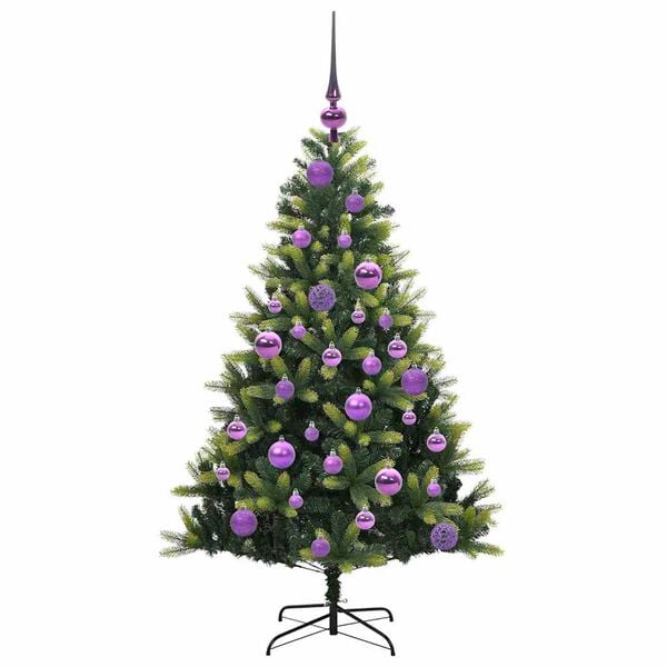 vidaXL &Aacute;rbol de Navidad Artificial Articulado 150 LEDs Verde 120 cm