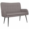 vidaXL Sof&aacute; de 2 Plazas Topo 115 x 61 x 87 cm Tela