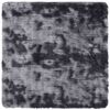 vidaXL Alfombra de pelo largo NAVARRA gris oscuro 120x120 cm poli&eacute;ster