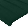 vidaXL Estructura de cama sin colch&oacute;n terciopelo verde oscuro 90x190cm