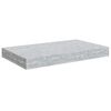 vidaXL Estantes flotantes de pared 2 uds MDF gris hormigón 40x23x3,8cm