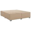 vidaXL Estructura cama sin colch&oacute;n cuero sint&eacute;tico capuchino 180x200cm