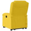 vidaXL Sill&oacute;n reclinable masaje el&eacute;ctrico elevable terciopelo amarillo