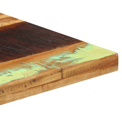 vidaXL Mesa de bistró cuadrada madera maciza reciclada 50x50x75 cm