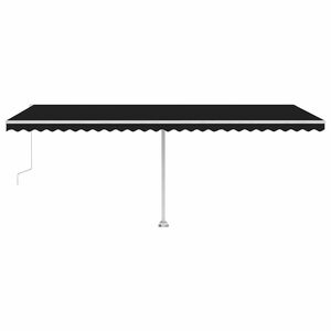 vidaXL Toldo el&eacute;ctrico 6 x 3 m Gris antracita 100% Poli&eacute;ster