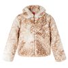 Chaqueta infantil de pelo sint&eacute;tico color co&ntilde;ac 104
