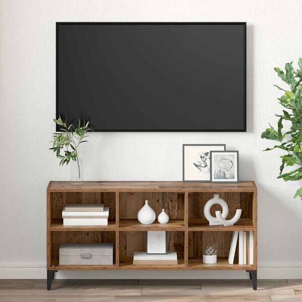 vidaXL Conjunto de mueble de TV Marr&oacute;n 69,5 x 30 x 50 cm