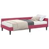 vidaXL Estructura de Cama Esquina con Colch&oacute;n 2 uds. Verde Terciopelo