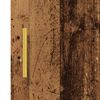 vidaXL Aparador de madera de ingenier&iacute;a envejecida 34,5x34x90 cm