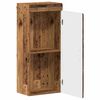 vidaXL Armario de pared para ba&ntilde;o TULUM Madera vieja 37 x 24,5 x 86 cm