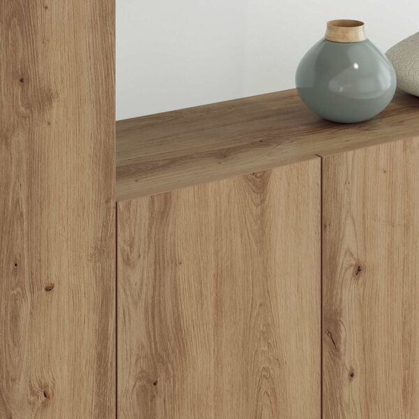 vidaXL Unidad de Pared para TV 5 pcs Roble artesanal