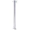 vidaXL Fuente de agua para jard&iacute;n acero inoxidable redonda 40 cm