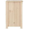 vidaXL Mesita de noche madera maciza de pino 40x35x55 cm