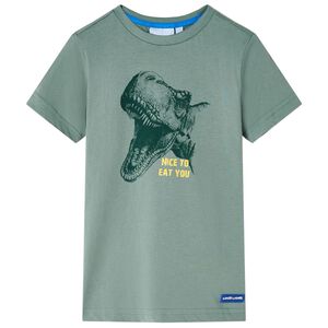 vidaXL Camiseta infantil caqui 104