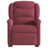 vidaXL Sill&oacute;n de masaje el&eacute;ctrico reclinable elevable tela rojo tinto