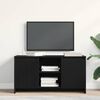 vidaXL Gabinete de TV Roble Negro 102 x 37,5 x 52,5 cm