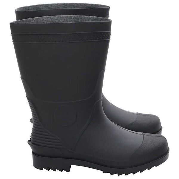 vidaXL Botas de agua negro n&uacute;mero 41 PVC