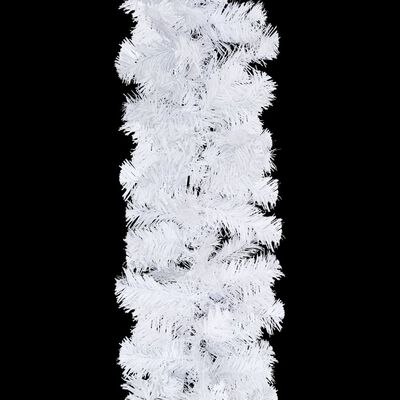 vidaXL Guirnaldas de Navidad 4 unidades PVC blanco 270 cm
