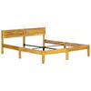 vidaXL Estructura de cama sin colch&oacute;n madera maciza de mango 180 cm