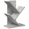 vidaXL Estanter&iacute;a de &Aacute;rbol de 3 Niveles 30 x 18 x 40 cm Gris Hormig&oacute;n