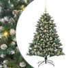 vidaXL &Aacute;rbol de Navidad artificial Verde 120 cm PVC, Pl&aacute;stico y Acero