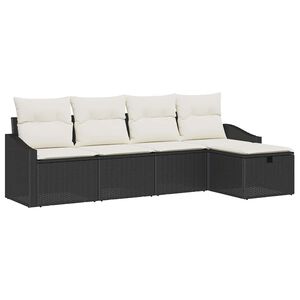 vidaXL Juego de Sof&aacute; 6 uds. rat&aacute;n sint&eacute;tico