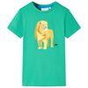 Camiseta infantil azul oscuro 128