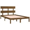 vidaXL Estructura de cama madera maciza de pino marr&oacute;n miel 200x200 cm