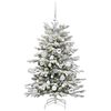 vidaXL &Aacute;rbol de Navidad artificial con ramas articuladas 120 cm