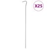 vidaXL Clavijas para tienda 24 uds acero galvanizado 30 cm &Oslash;4 mm