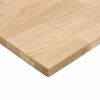 vidaXL Encimera de cocina rectangular madera maciza roble
