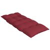 vidaXL Cojines de silla con respaldo alto 6 uds tela Oxford rojo tinto