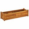 vidaXL Arriate de madera de acacia 100x30x25 cm