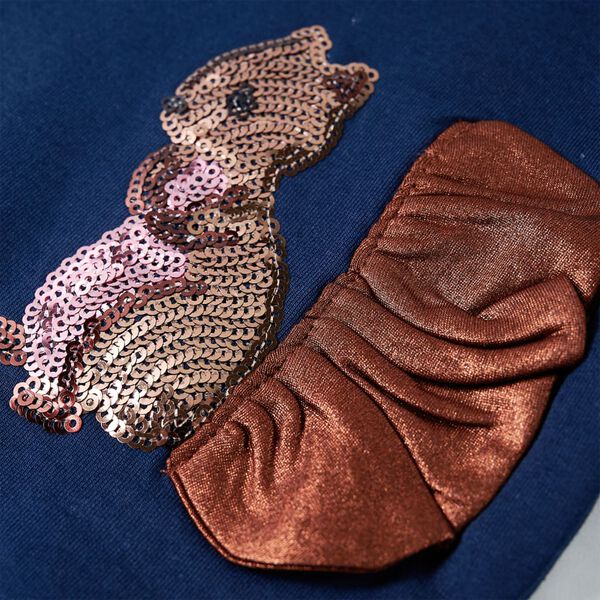 Sudadera infantil azul marino 140