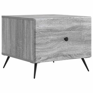 vidaXL Mesa de Caf&eacute; Gris Sonoma 49 x 50 x 40 cm Madera de Ingenier&iacute;a
