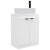 vidaXL Vanidad de ba&ntilde;o con lavabo Blanco 54 x 35 x 83 cm