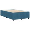 vidaXL Estructura de cama terciopelo azul oscuro 120x190 cm